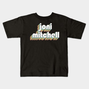 Retro Joni Mitchell Kids T-Shirt